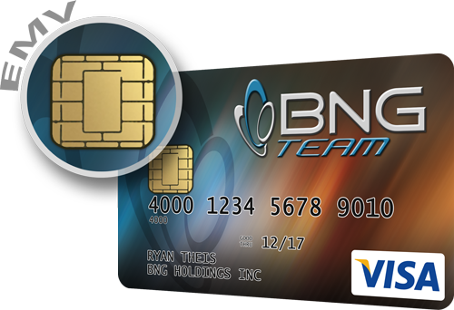 EMV Visa Credit Card BNG-Holdings